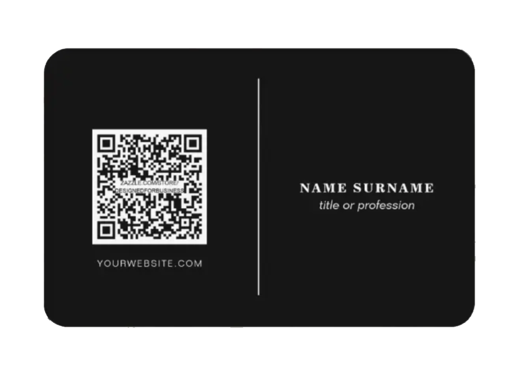Sharing virtual business card on paper
